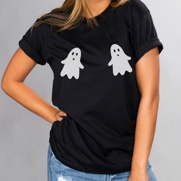 ghostly tee | black - Picture 2 of 2